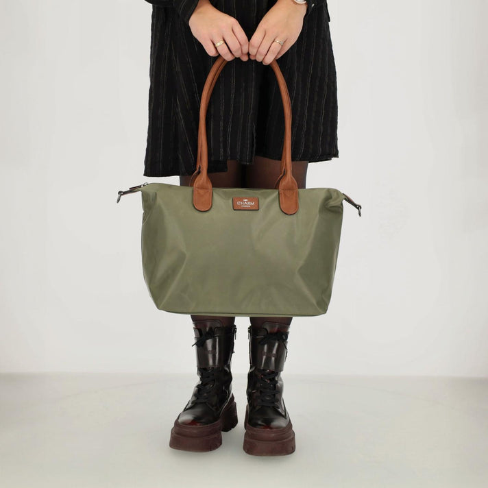 Charm Shopper 20776 Olijfgroen 029 Charm Shopper 20776 Olijfgroen 029
