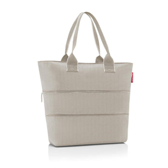 Reisenthel Tas Shopper E1 Herringbone Sand 6049 Reisenthel Tas Shopper E1 Herringbone Sand 6049