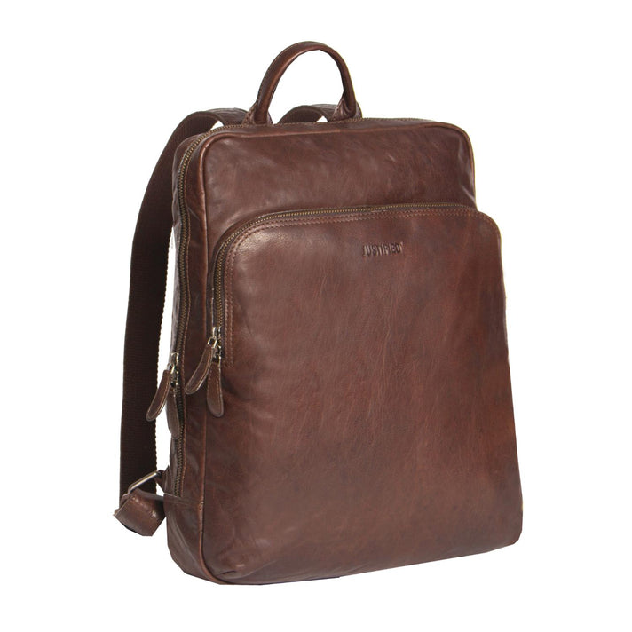 Justified Laptoprugzak 17.1018 Everest Brown 01 Justified Laptoprugzak 17.1018 Everest Brown 01