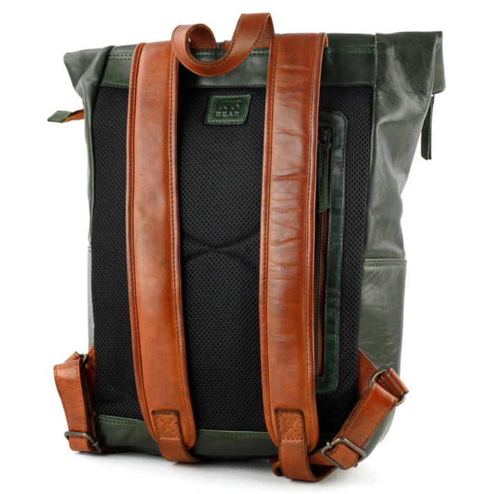 Bear Design Rugzak CL40007 Rick Green/cognac Bear Design Rugzak CL40007 Rick Green/cognac