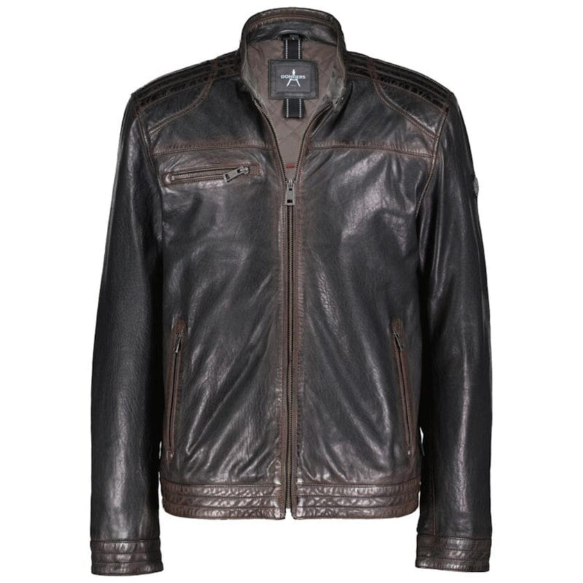 Donders 1860 Heren jas 52695 Black Tan 915