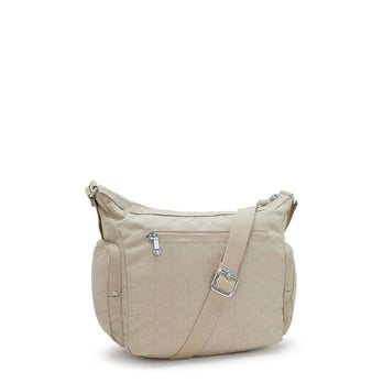 Kipling Tas Gabb S 14611 96A Sign.Beige embos Kipling Tas Gabb S 14611 96A Sign.Beige embos