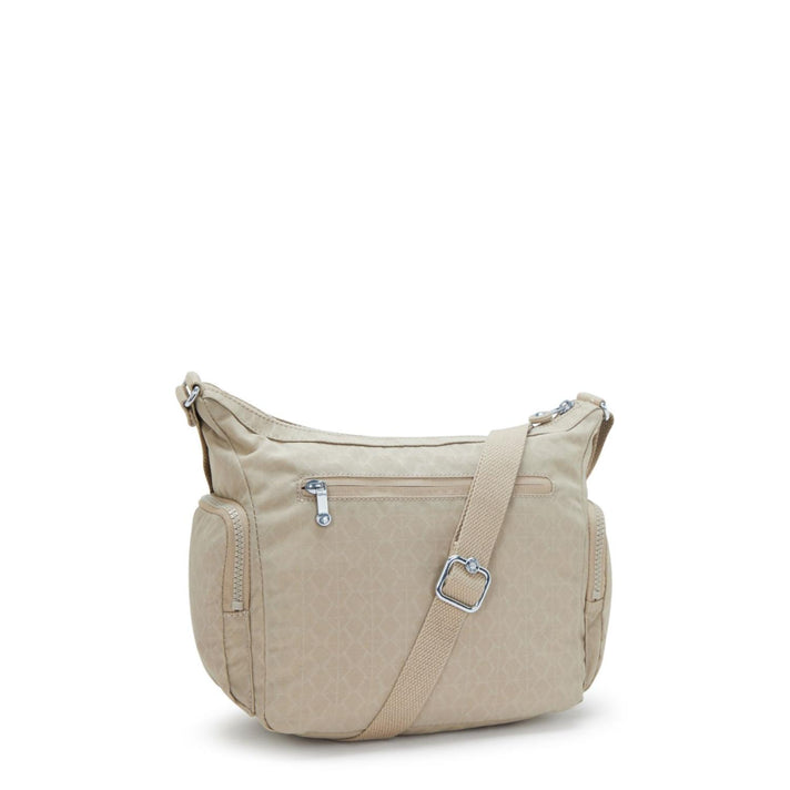 Kipling Tas Gabb S 14611 96A Sign.Beige embos Kipling Tas Gabb S 14611 96A Sign.Beige embos