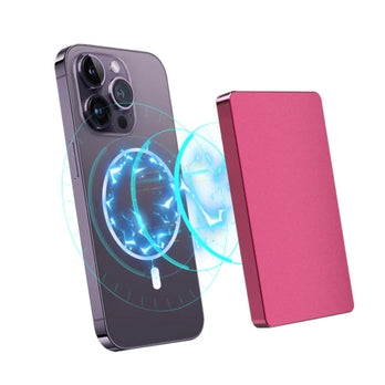 Valenta Pasjeshouder Cardprotector MagSafe Aluminum Roze Valenta Pasjeshouder Cardprotector MagSafe Aluminum Roze