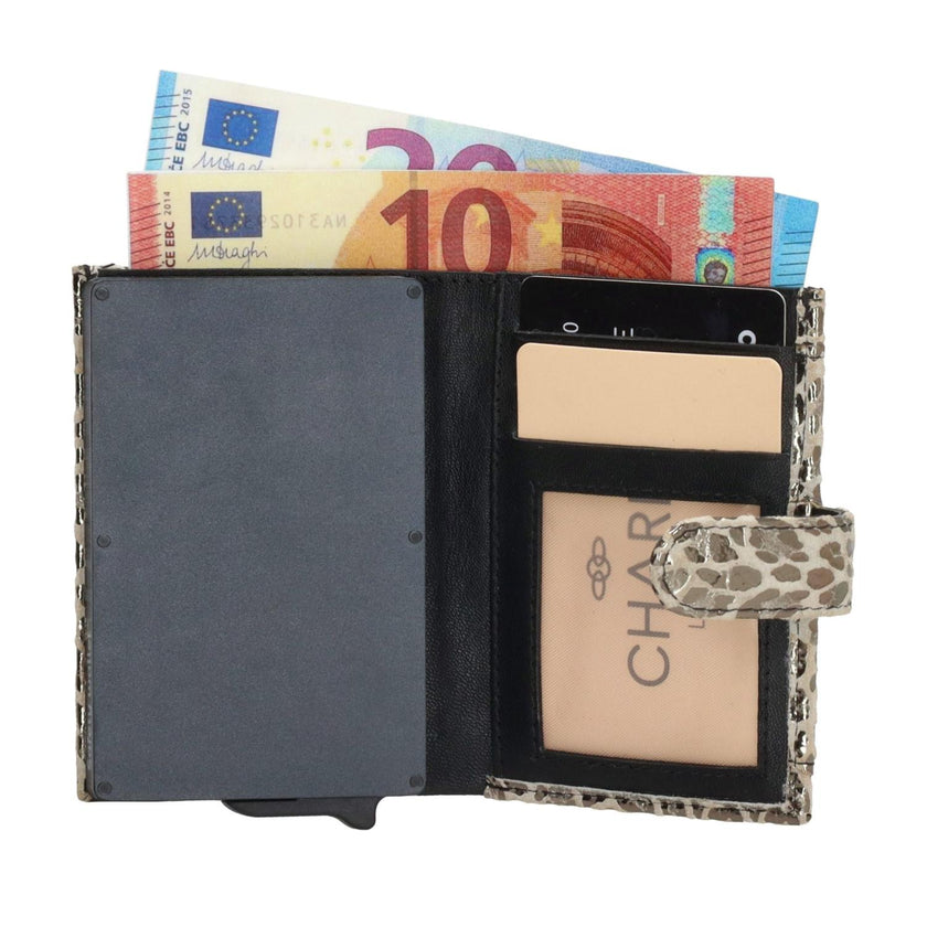 Charm Creditcardetui 19208 Camberwell Zilver Leopard