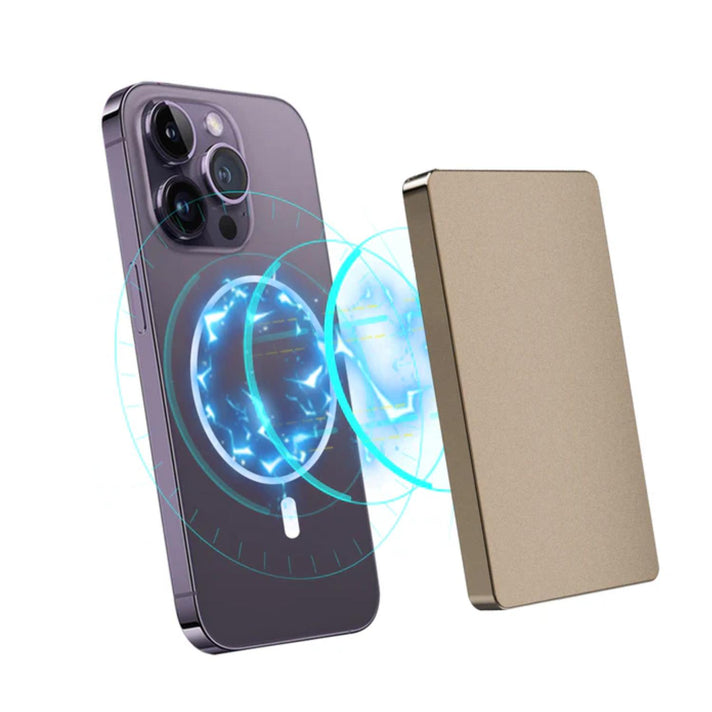 Valenta Pasjeshouder Cardprotector MagSafe Aluminum Naturel Titanium Valenta Pasjeshouder Cardprotector MagSafe Aluminum Naturel Titanium