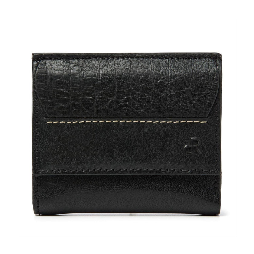 De Rooy Amsterdam Portemonnee 78535 Waxi Zwart