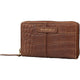 Burkely Portemonnee 1000428 M Zip Around Wallet 22 Bitter Brandy