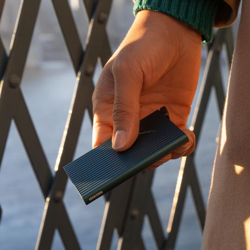 Secrid Pasjeshouder Cardprotector Fluted Teal +