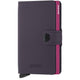Secrid Pasjeshouder Miniwallet* Matte Dark Purple-Fuchsia