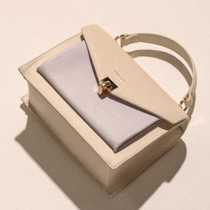 David Jones Tas CM5663H Almond/ Lavendel David Jones Tas CM5663H Almond/ Lavendel