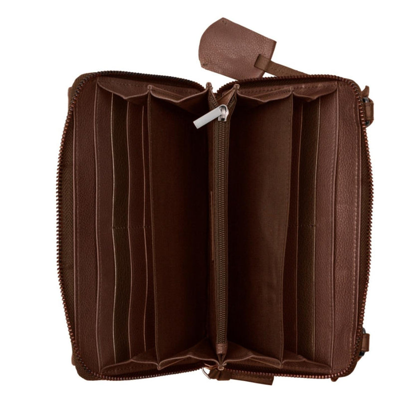 Burkely Telefoontasje 1000314 Phone wallet wide Brown 22