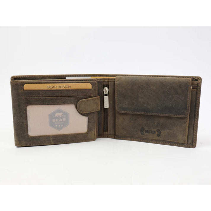 Bear Design Portemonnee HD2689 Tijn Bruin Bear Design Portemonnee HD2689 Tijn Bruin