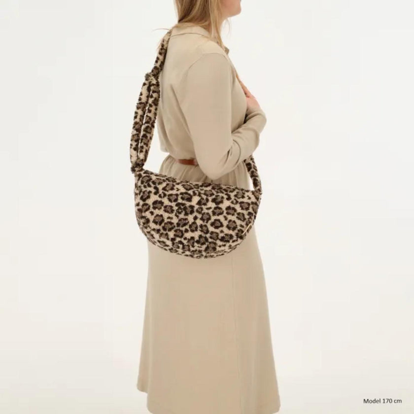 Beagles Tas W01241- Lugo Teddy Luipaard Beige 094