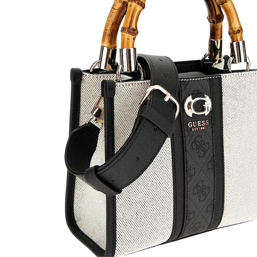 Guess Tas AG933777 Kerima Natural/Coal logo