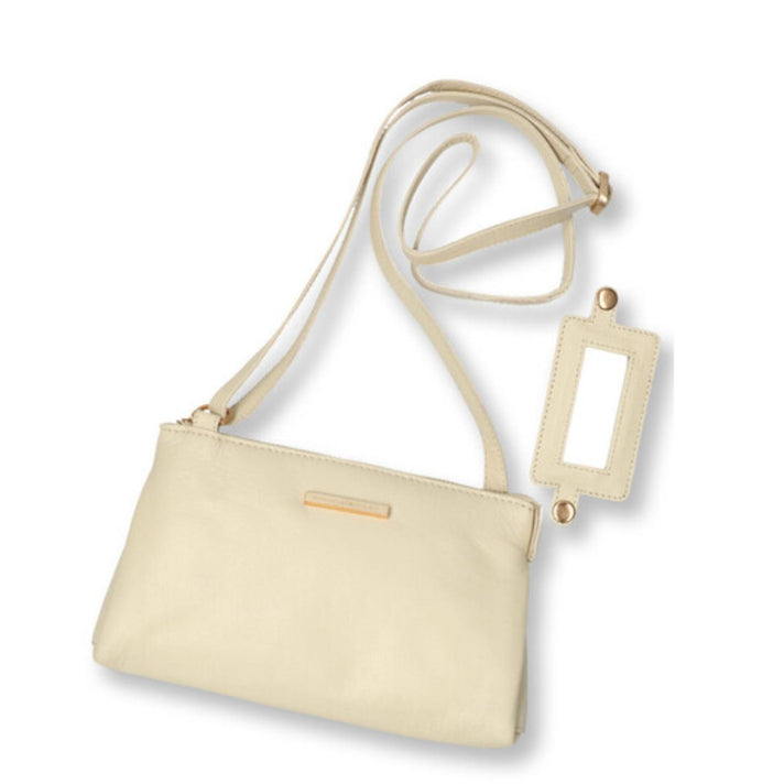 Fred de la Bretoniere Tasje rits FR003501843W Lenny Off white Fred de la Bretoniere Tasje rits FR003501843W Lenny Off white