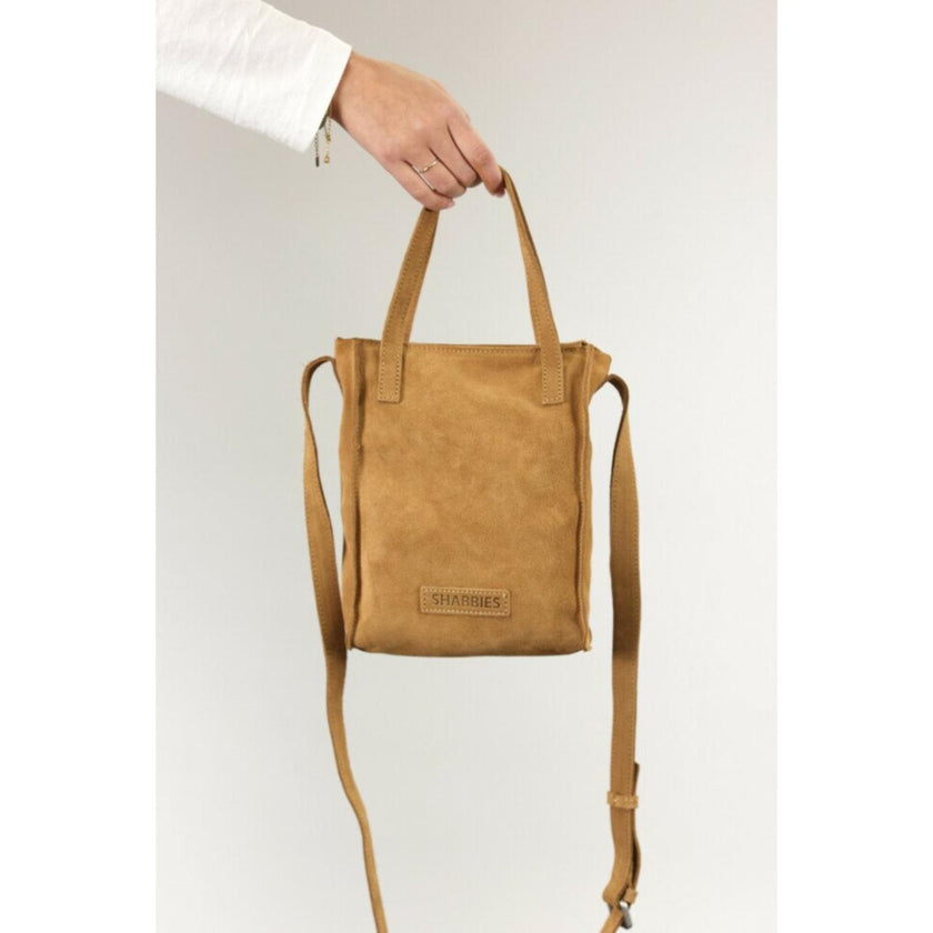 Shabbies Amsterdam Tas SH003000741W Suede Cara Cognac