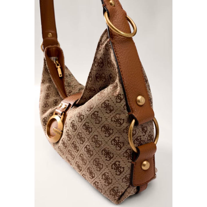Guess Tas JJ930818 Camden Latte Logo Cognac Guess Tas JJ930818 Camden Latte Logo Cognac