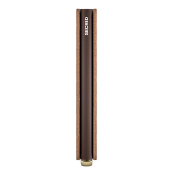 Secrid Pasjeshouder Slimwallet Lines Emboss Cognac + Secrid Pasjeshouder Slimwallet Lines Emboss Cognac +