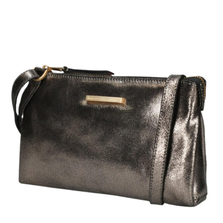 Fred de la Bretoniere Tasje rits FR003501943W Lenny Gun metal grey Fred de la Bretoniere Tasje rits FR003501943W Lenny Gun metal grey