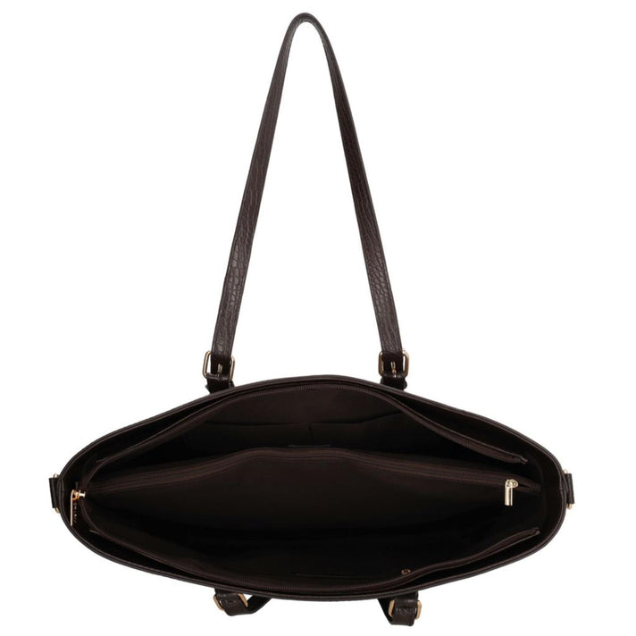 Charm Shopper 26314 Birmingham croco Donkerbruin 097 Charm Shopper 26314 Birmingham croco Donkerbruin 097