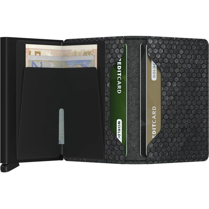 Secrid Pasjeshouder Slimwallet* Hexagon Black Secrid Pasjeshouder Slimwallet* Hexagon Black