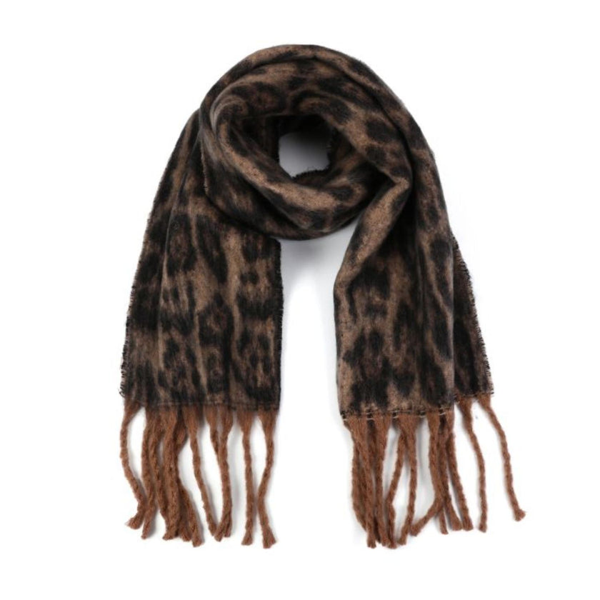 Sunset Sjaal SH70247 Print Camel