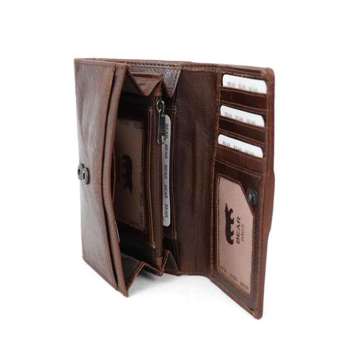 Bear Design Portemonnee SL6041* Brown Bear Design Portemonnee SL6041* Brown