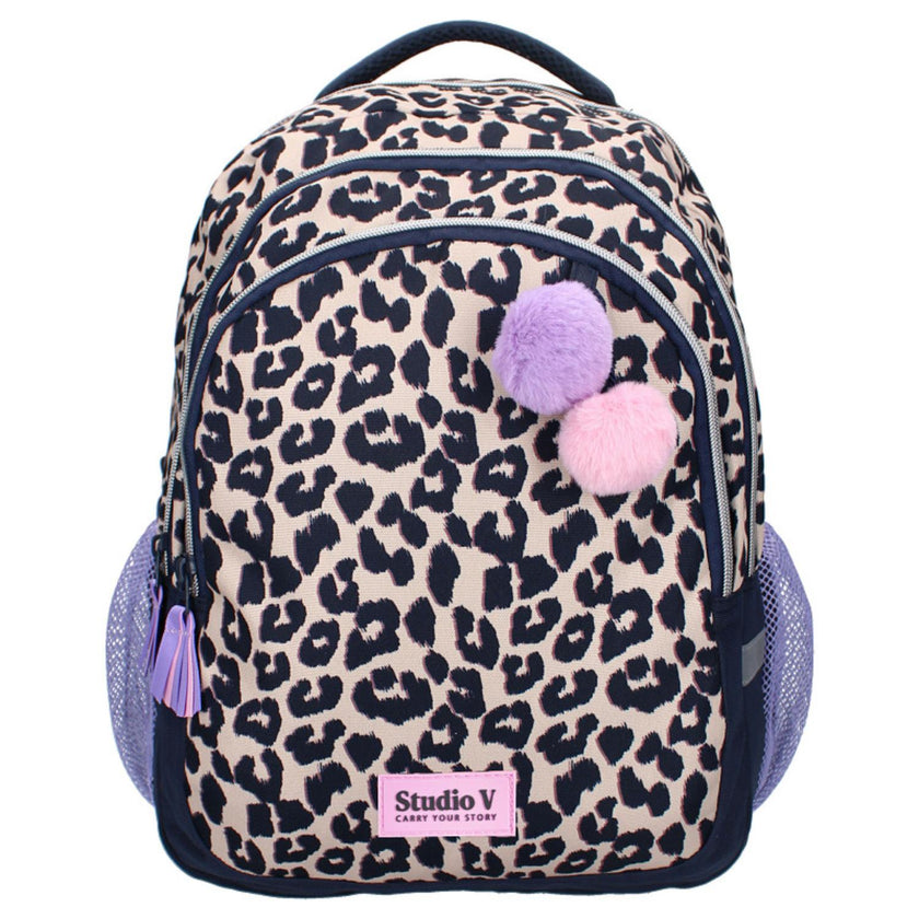 Studio V Rugzak 215-01361 Leopard Luxe Beige