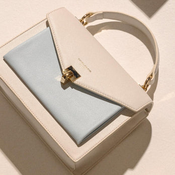 David Jones Tas CM5663H Creme/L.Blauw David Jones Tas CM5663H Creme/L.Blauw