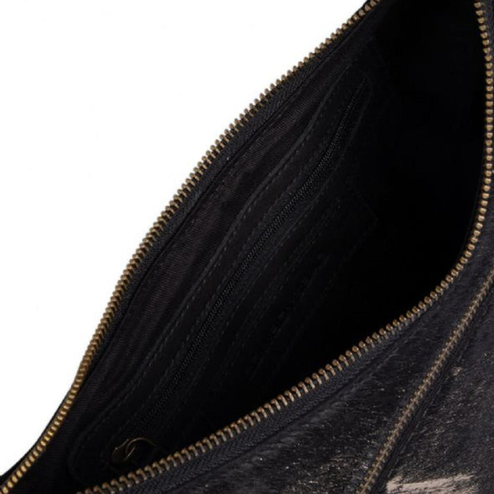 Cowboysbag Tas rits 3466 Roseland Zwart goud hair on 102 Cowboysbag Tas rits 3466 Roseland Zwart goud hair on 102
