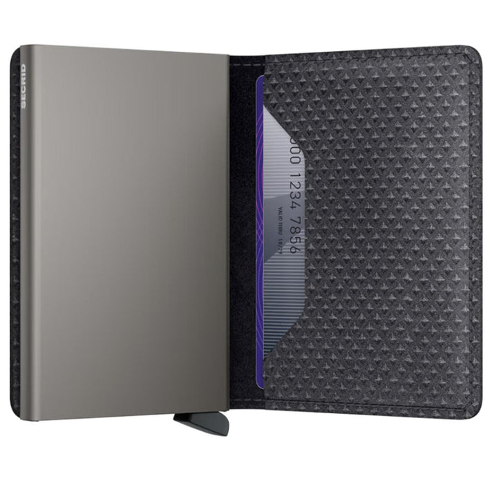 Secrid Pasjeshouder Slimwallet Pyramid Grey Secrid Pasjeshouder Slimwallet Pyramid Grey