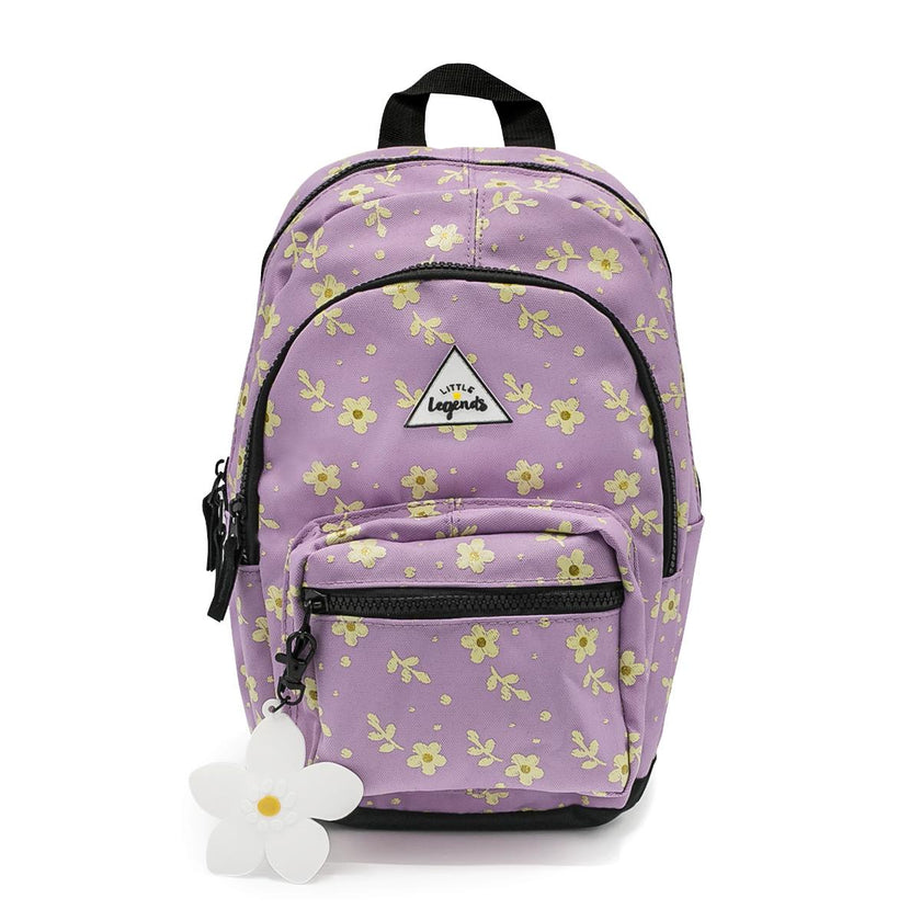 Little Legends Rugzak LL2010 Backpack S Lila Flower