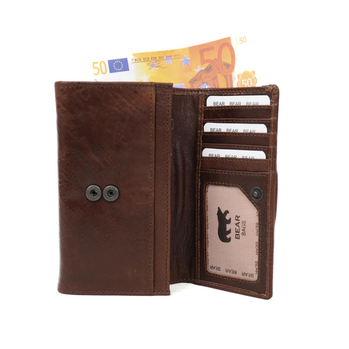 Bear Design Portemonnee SL6041* Brown Bear Design Portemonnee SL6041* Brown