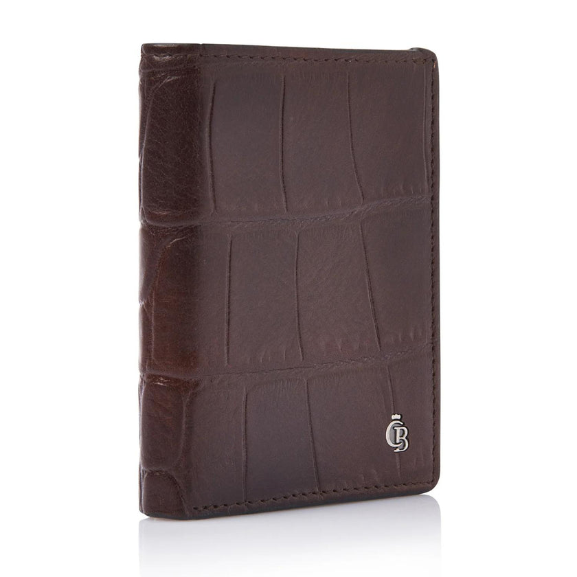 Castelijn en Beerens Creditcard etui 46 0855 Croco Mocca