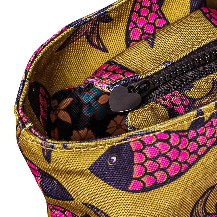 Little Legends Strandtas Beach Bag Fish Indian Pink 14