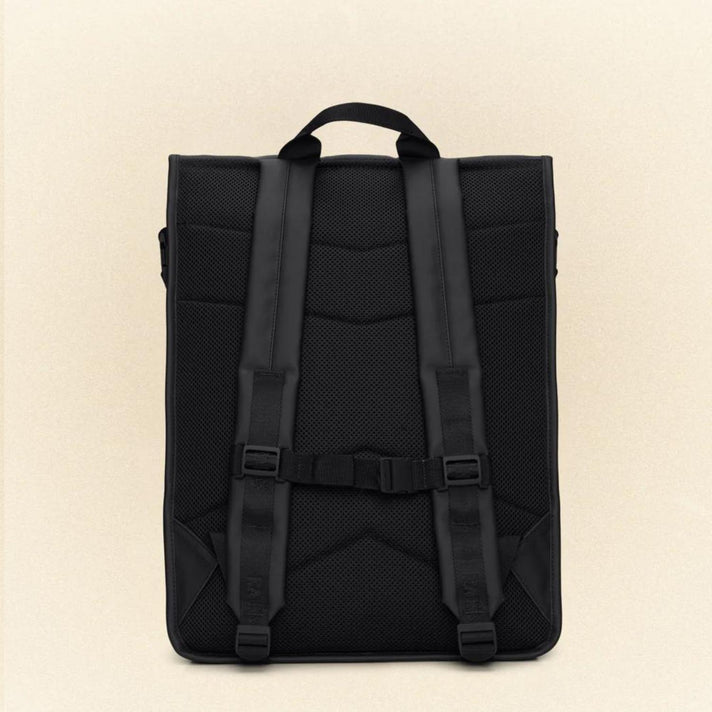 Rains Rugzak 14320 Trail Rolltop 01 Black Rains Rugzak 14320 Trail Rolltop 01 Black