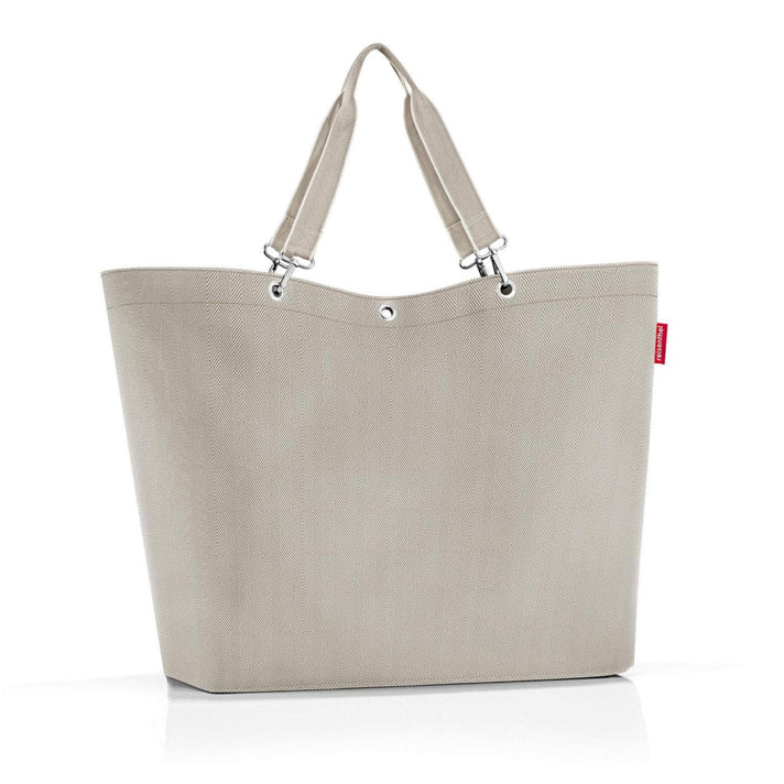 Reisenthel Tas Shopper XL ZU Herringbone Sand 6049 Reisenthel Tas Shopper XL ZU Herringbone Sand 6049