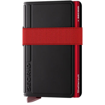 Secrid Pasjeshouder Bandwallet* TPU Sheltersuit Black-Red Secrid Pasjeshouder Bandwallet* TPU Sheltersuit Black-Red