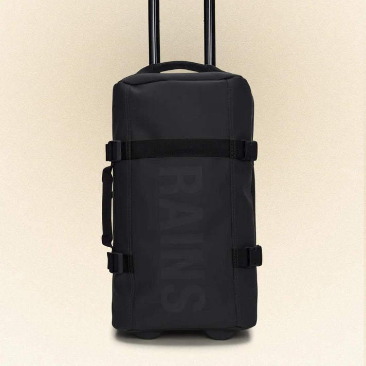 Rains Weekendtrolley 13460 Texel Cabinbag 01 Black Rains Weekendtrolley 13460 Texel Cabinbag 01 Black