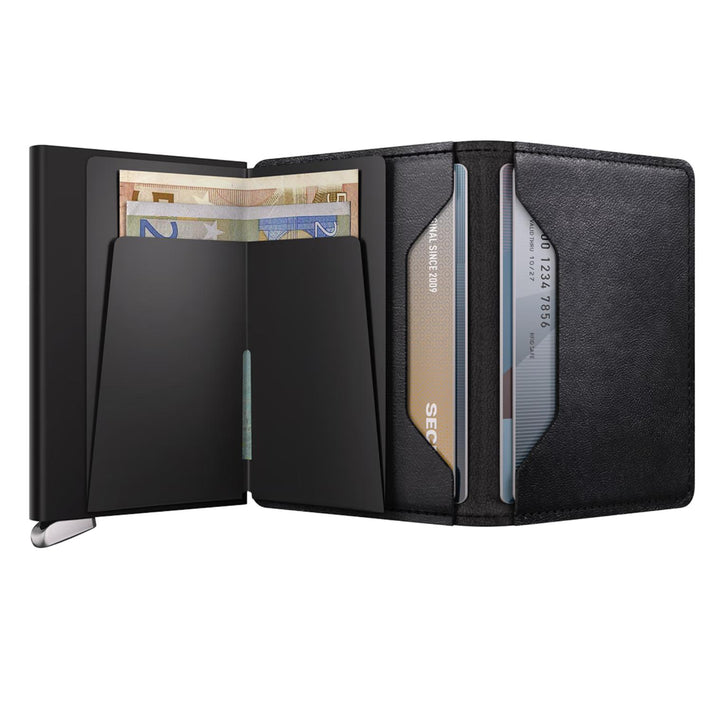 Secrid Pasjeshouder Slimwallet Lines Emboss Black + Secrid Pasjeshouder Slimwallet Lines Emboss Black +