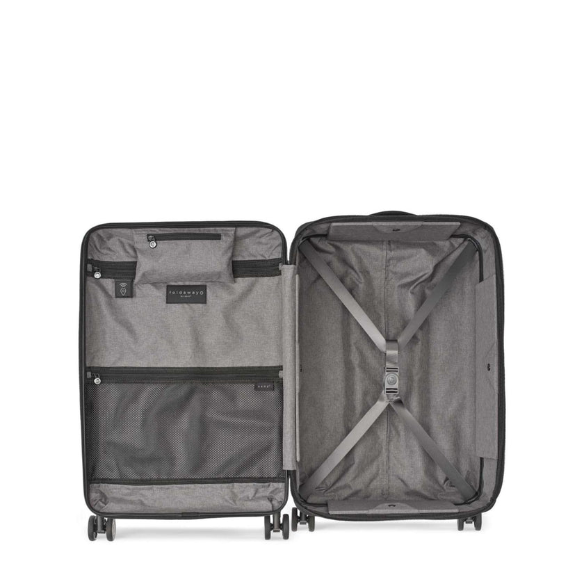 Senz Koffer 8803 66 cm Foldaway Pure Black 0900