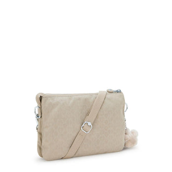 Kipling Tas Riri K17502 96A Sign Beige Emb Kipling Tas Riri K17502 96A Sign Beige Emb