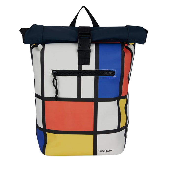 New Rebels Laptop rugzak 51.1430 New York Mondriaan 02 New Rebels Laptop rugzak 51.1430 New York Mondriaan 02