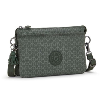 Kipling Tas Riri KI7502 F6C Sign Green Emb Kipling Tas Riri KI7502 F6C Sign Green Emb