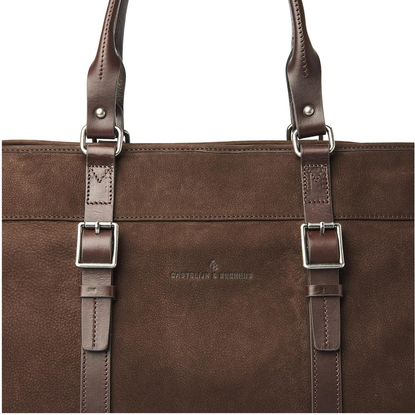 Castelijn en Beerens Reistas 53 9311 Nubuck weekender Mocca