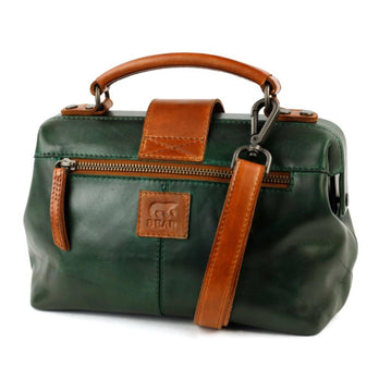 Bear Design Tas CL42523 Julia Green/Cognac Bear Design Tas CL42523 Julia Green/Cognac