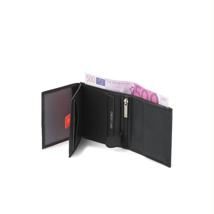 De Rooy Amsterdam Portemonnee 15500 Zwart De Rooy Amsterdam Portemonnee 15500 Zwart