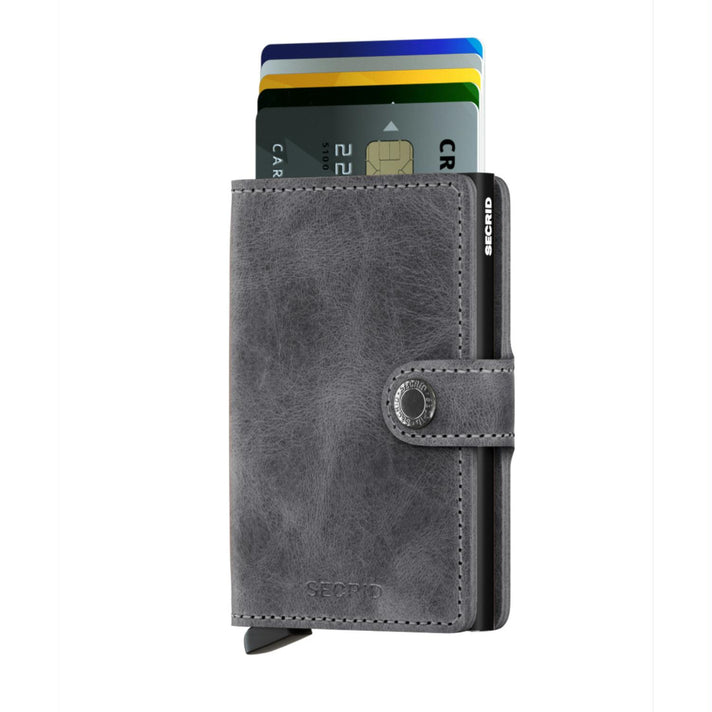 Secrid Pasjeshouder Miniwallet* Vintage Grey Secrid Pasjeshouder Miniwallet* Vintage Grey