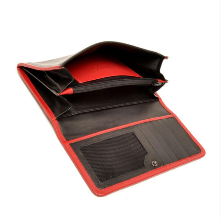 Berba Portemonnee 001-403 Soft 15 Zwart/Rood